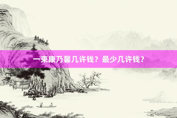 一束康乃馨几许钱？最少几许钱？